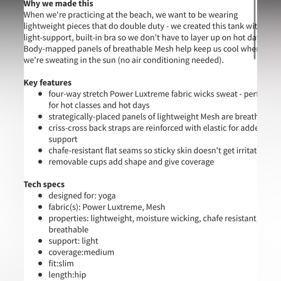 Lululemon Energy Tank in Slalom Stripe Inkwell - Picture 9 of 11